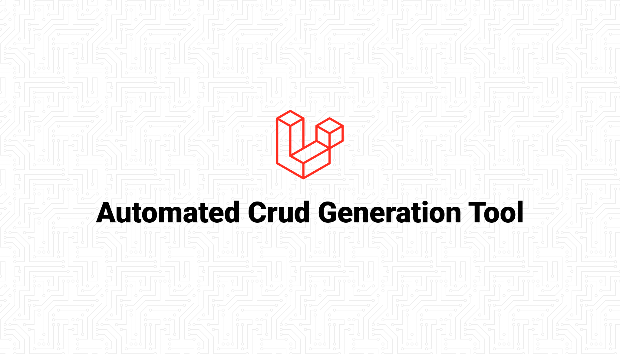 Laravel Crud Generator