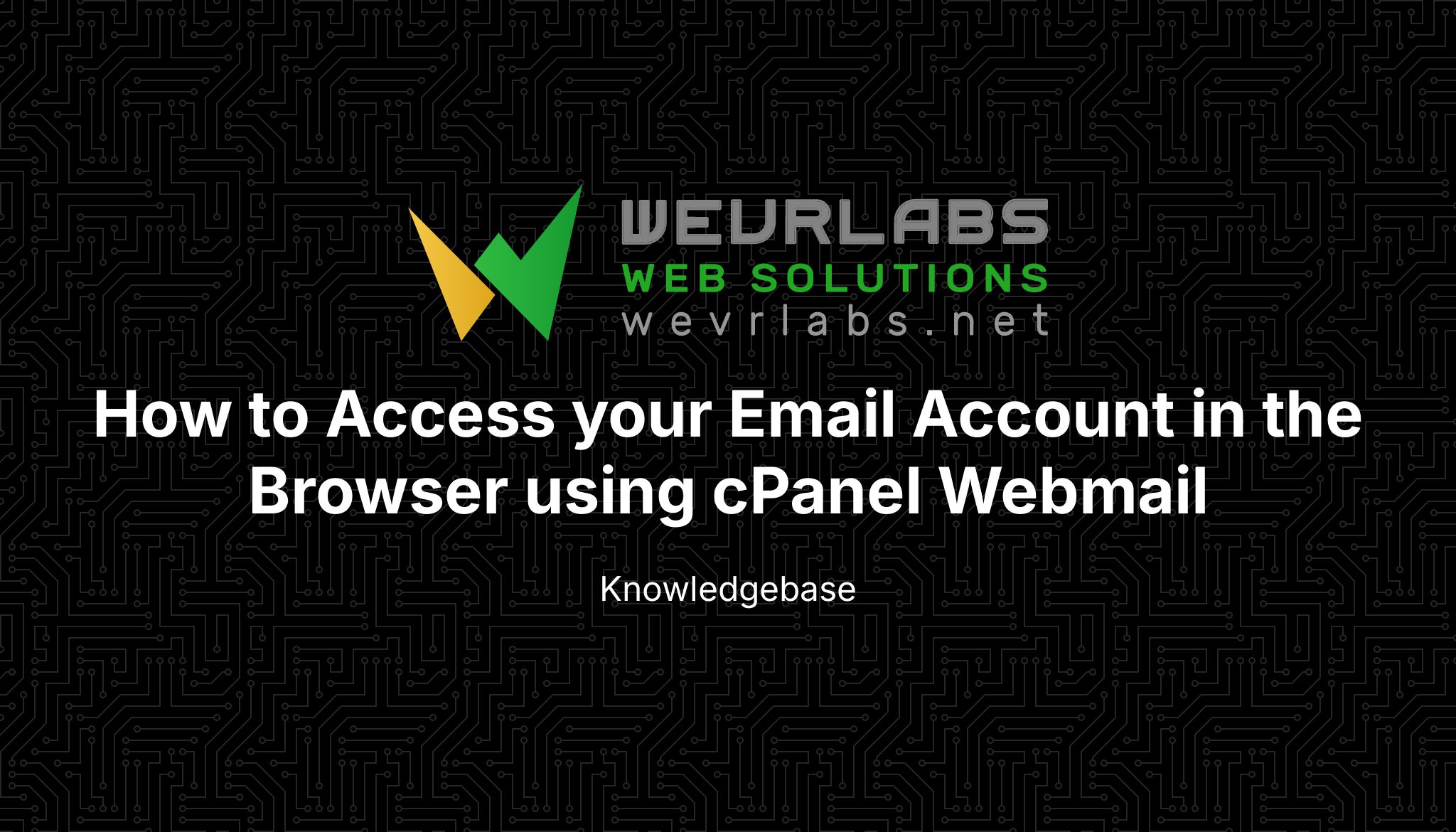 How to Access your Email Account in the Browser using cPanel Webmail ...