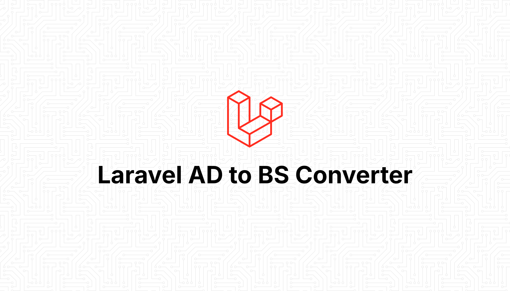 Laravel AD to BS Converter