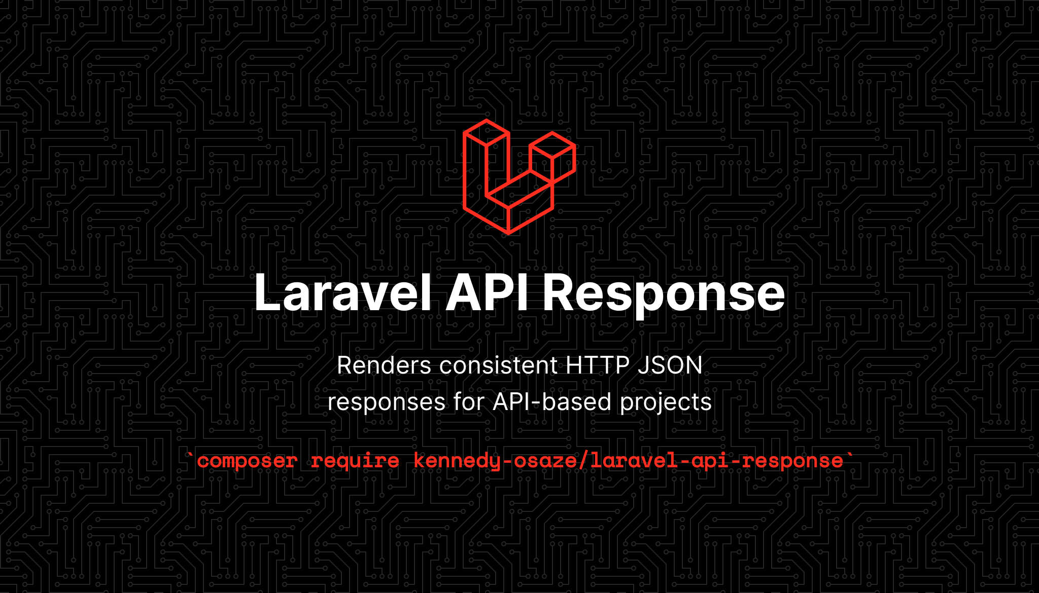 Laravel API Response Logo