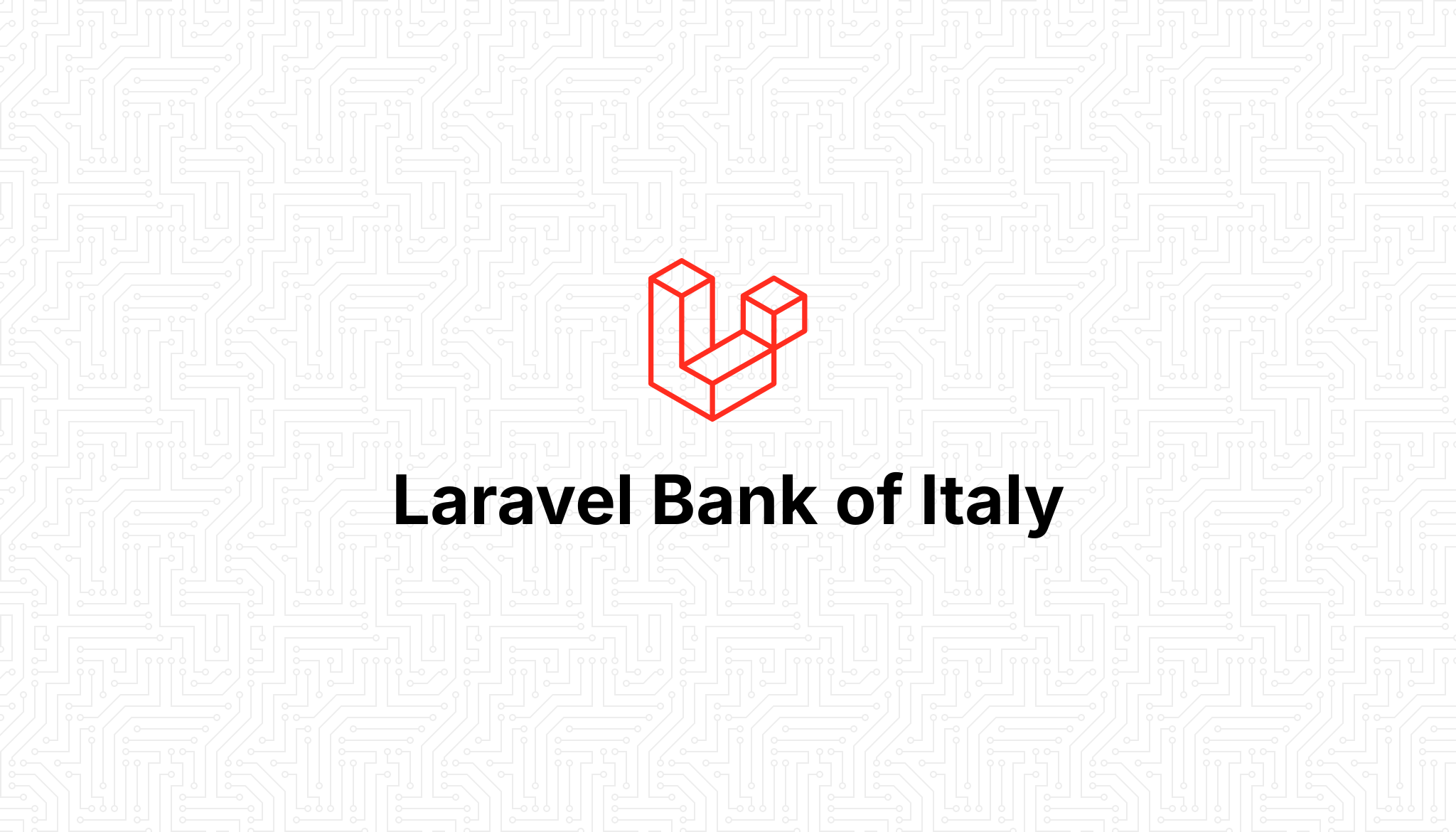 Laravel Bank of Italy