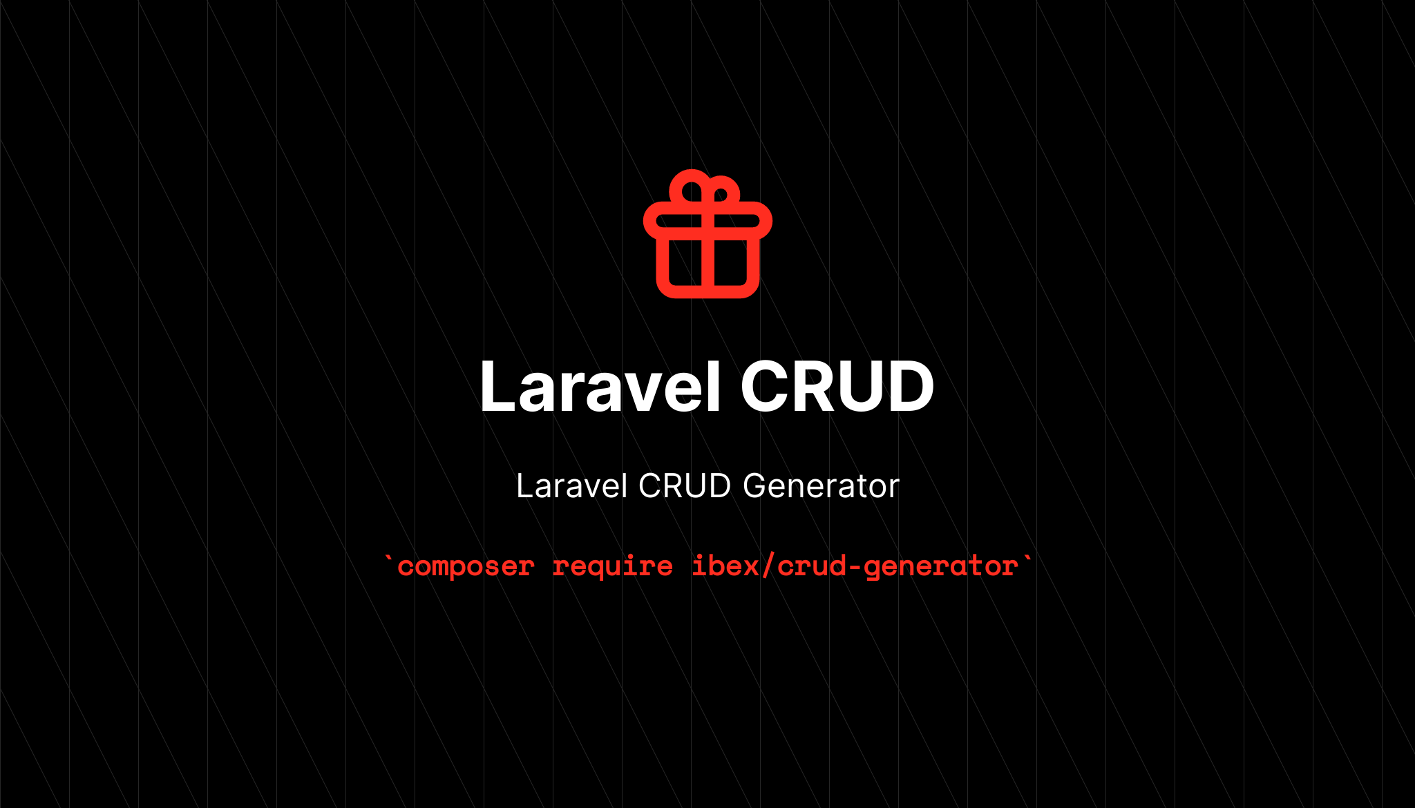 Laravel Crud Generator
