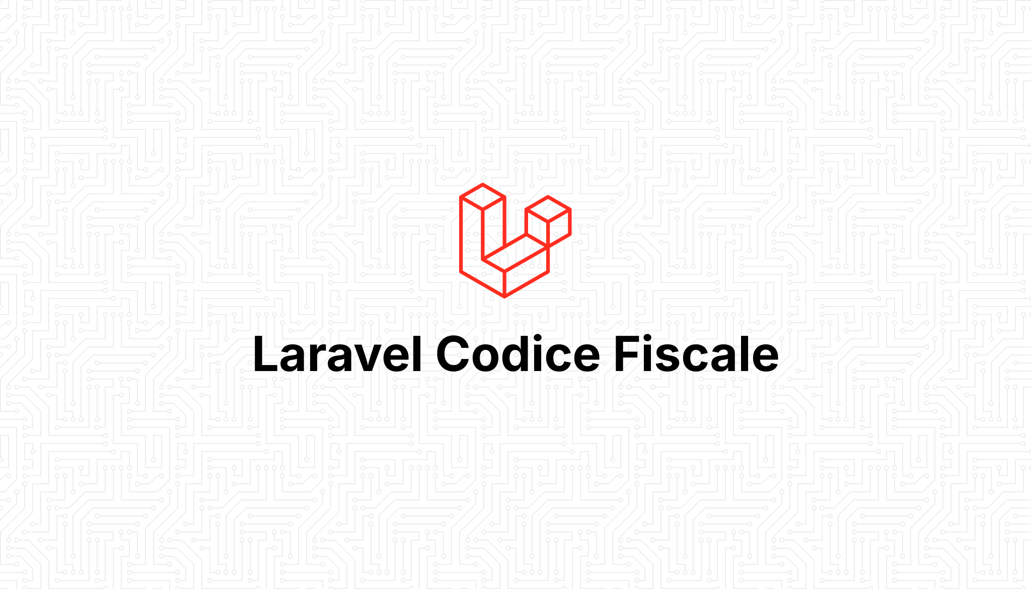 Laravel Codice Fiscale