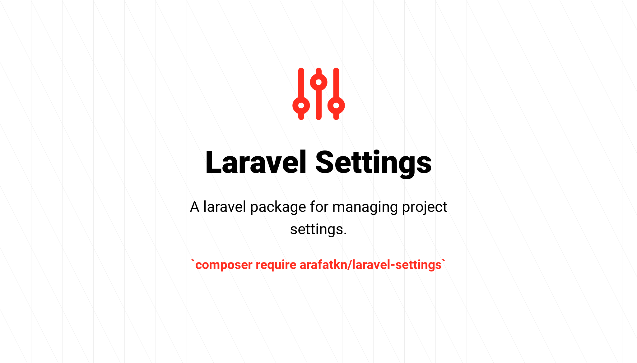 Laravel Settings