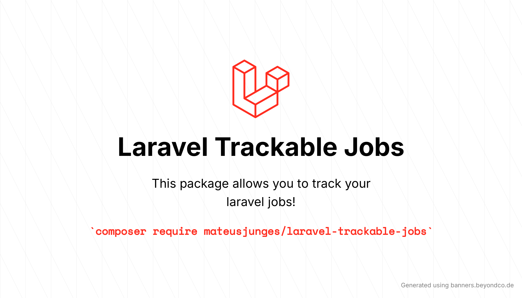 Trackable jobs for laravel