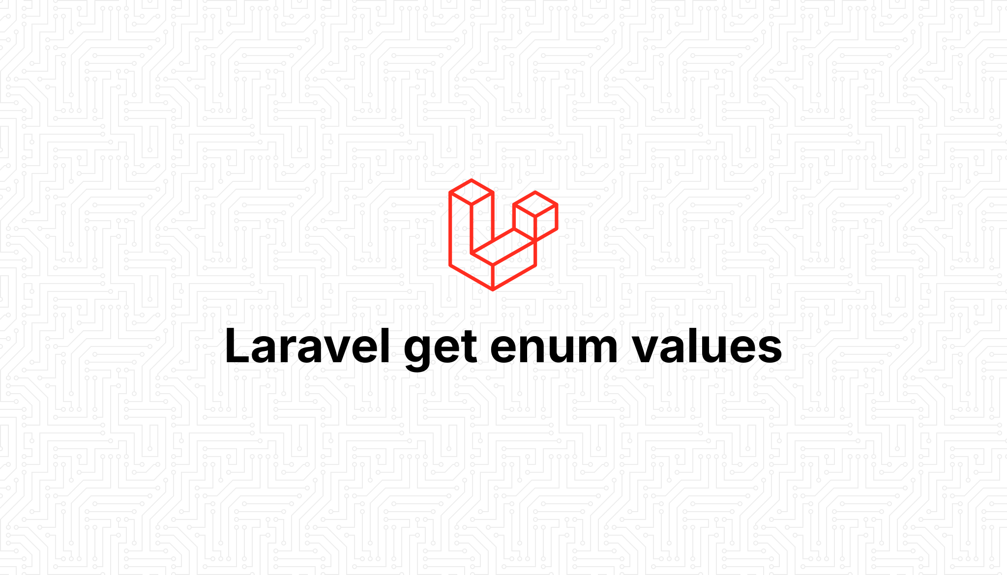 Laravel get enum values