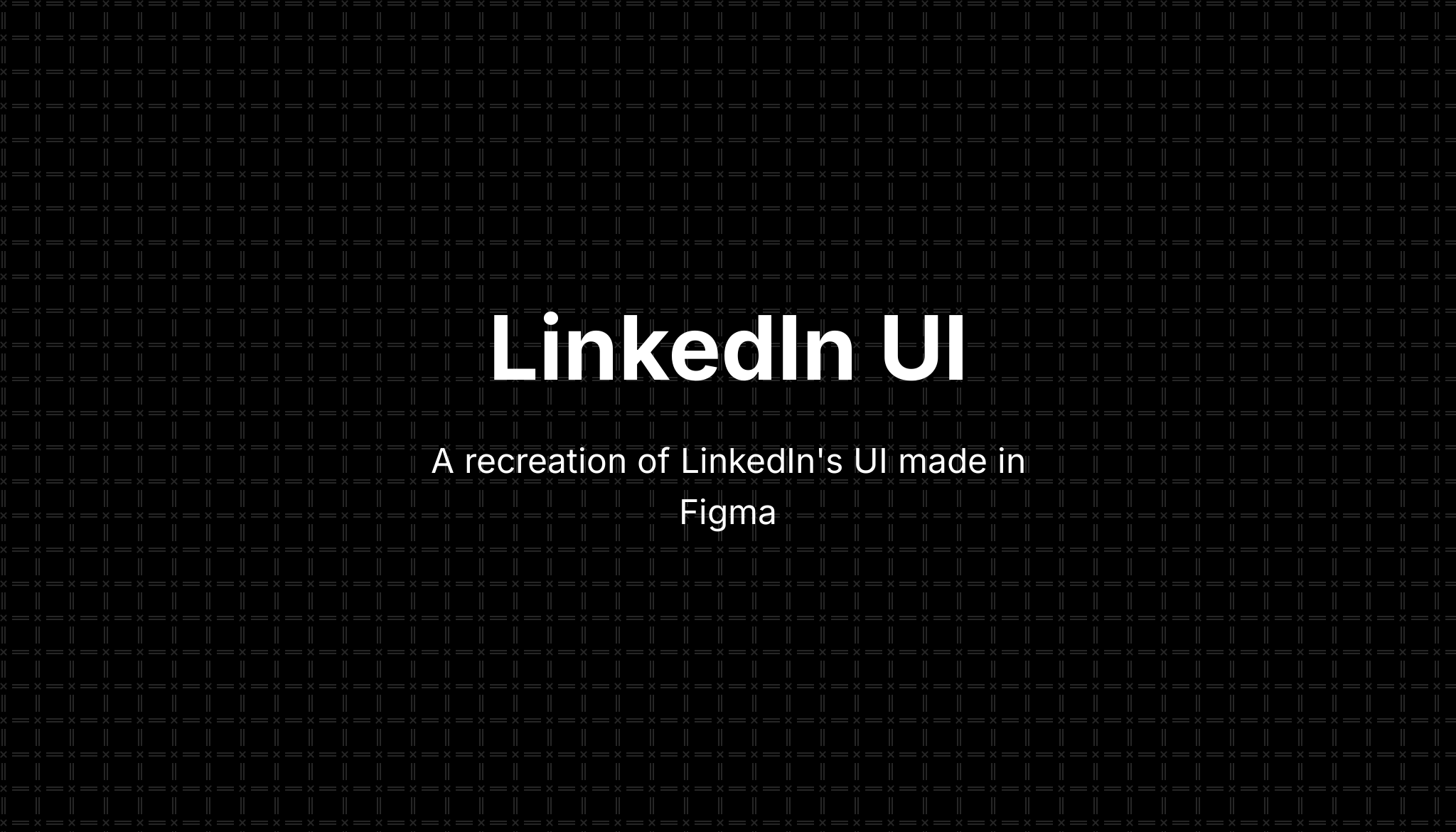 LinkedIn UI