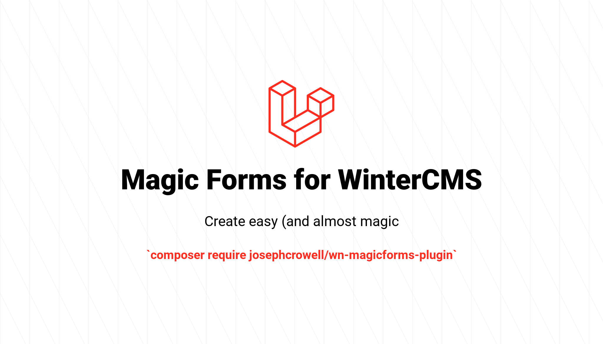 GitHub - josephcrowell/wn-magicforms-plugin: Create easy (and almost ...