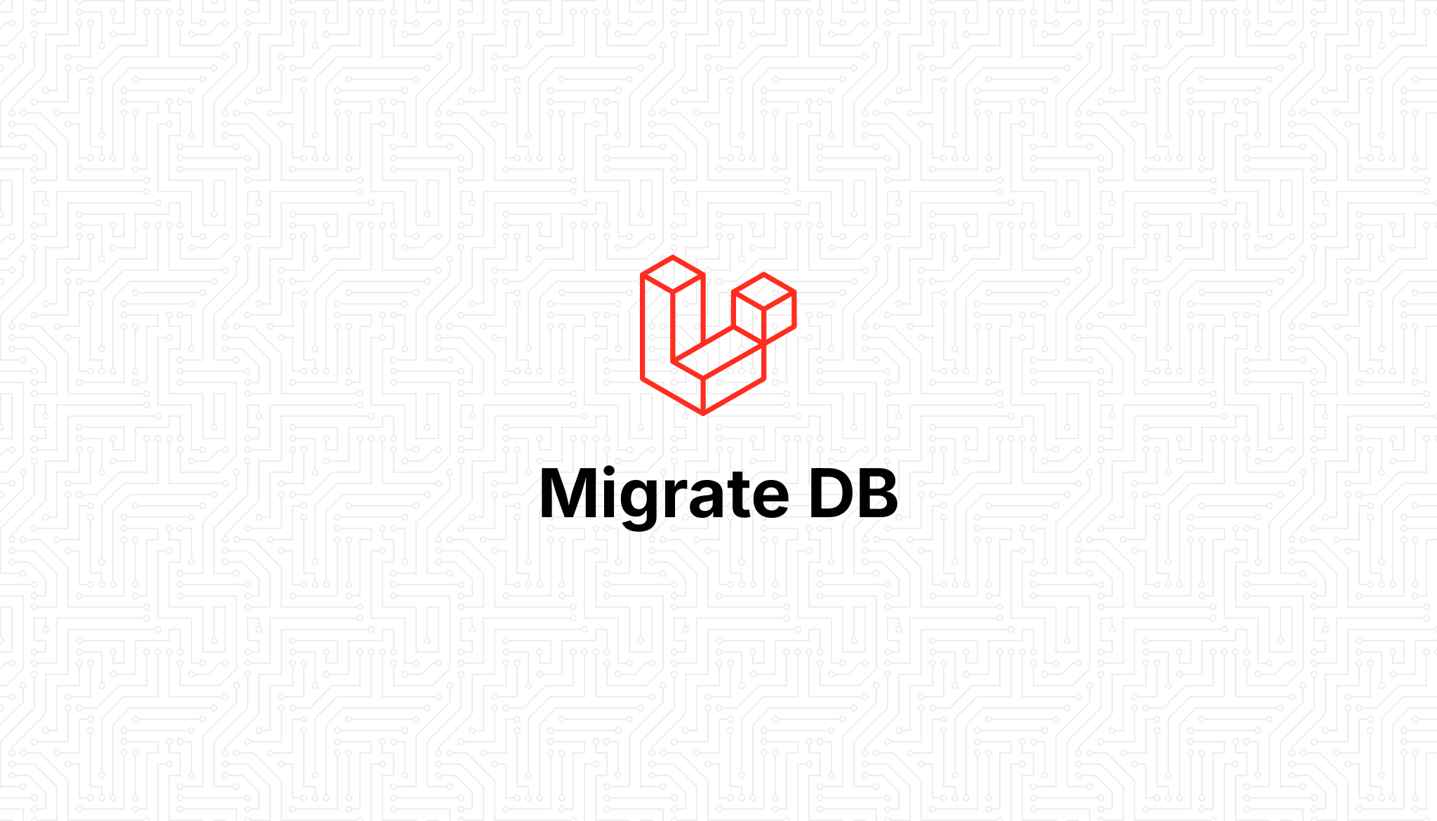 Migrate DB