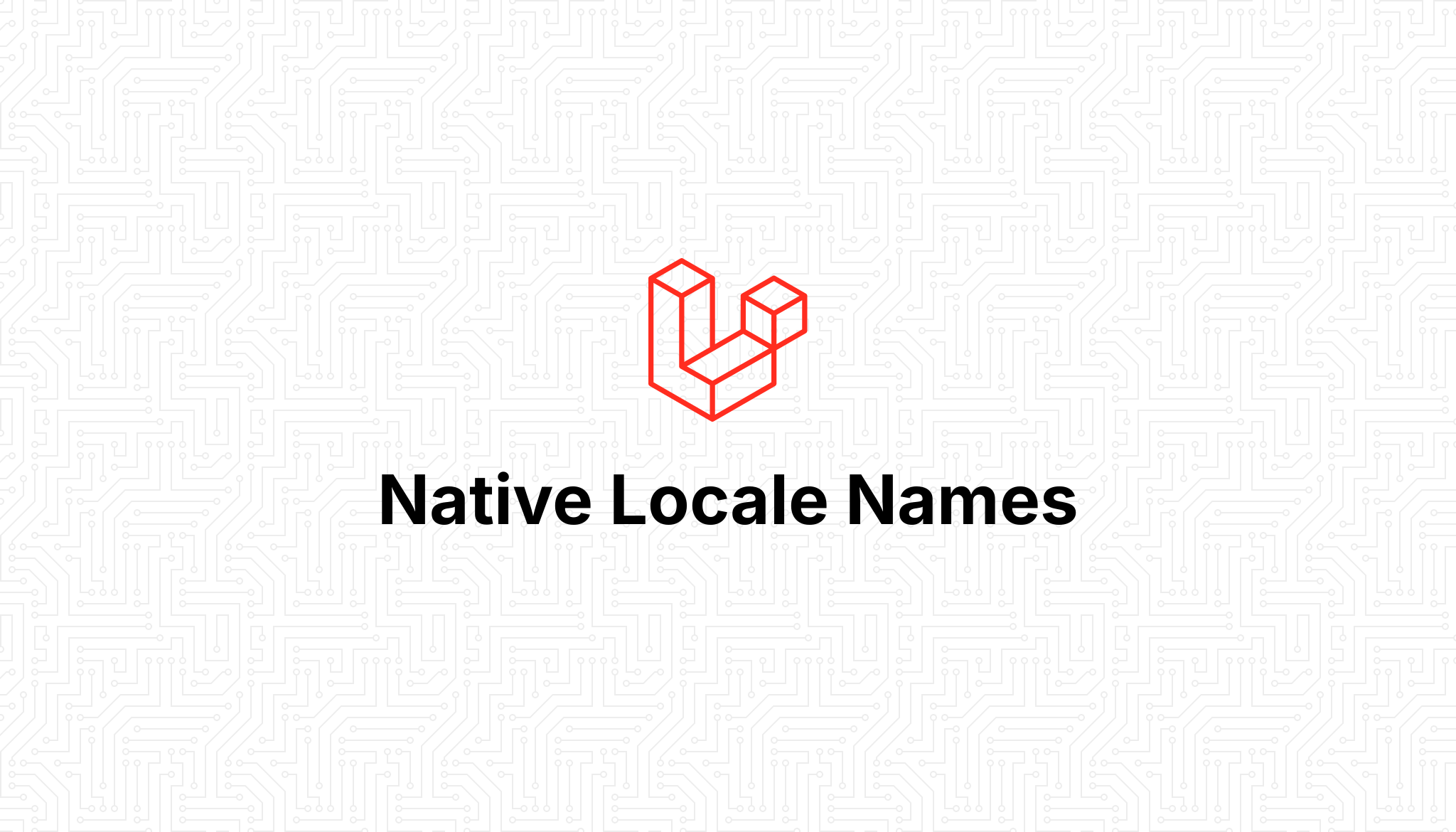 Native Locale Names