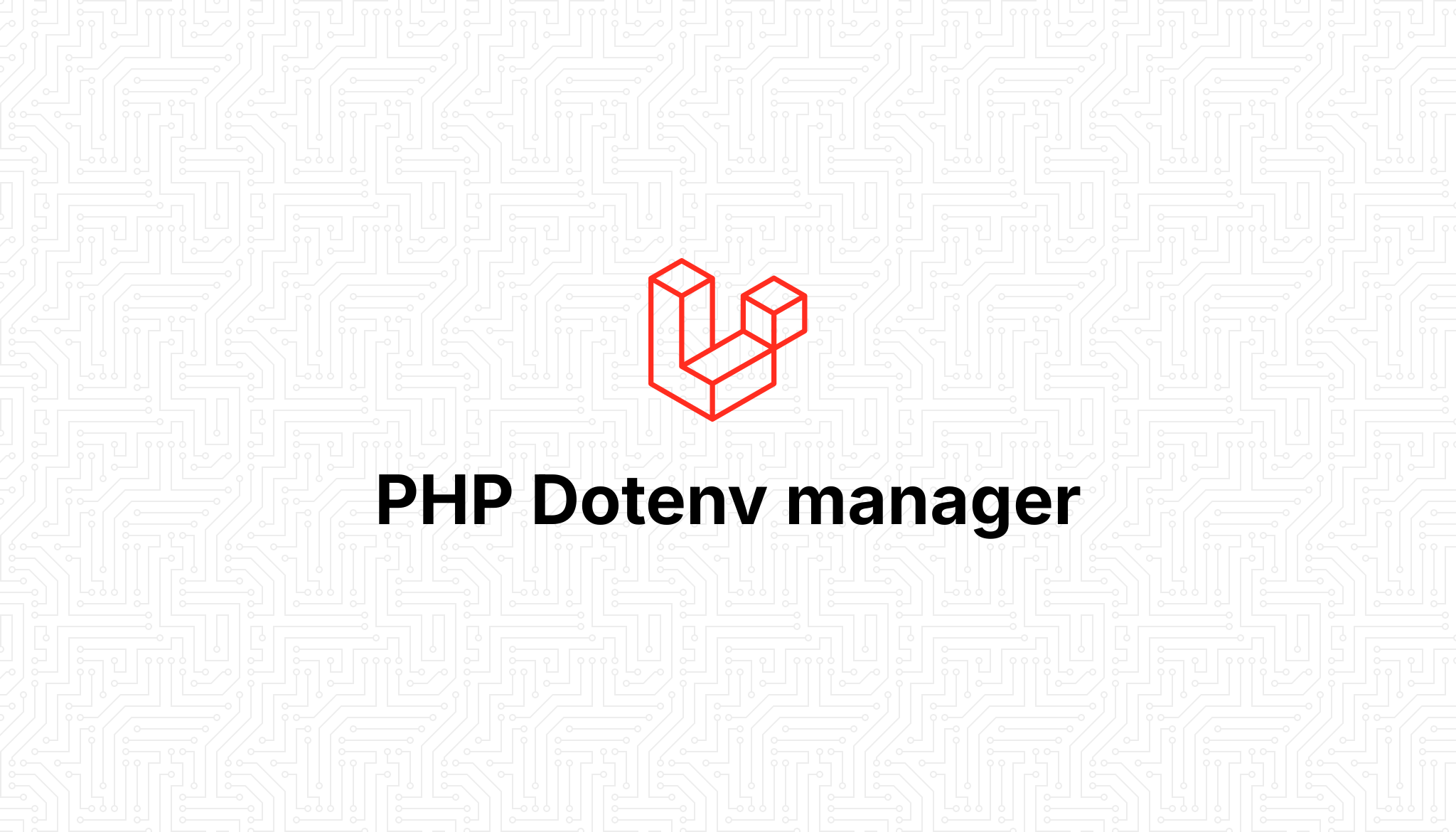 PHP Dotenv manager