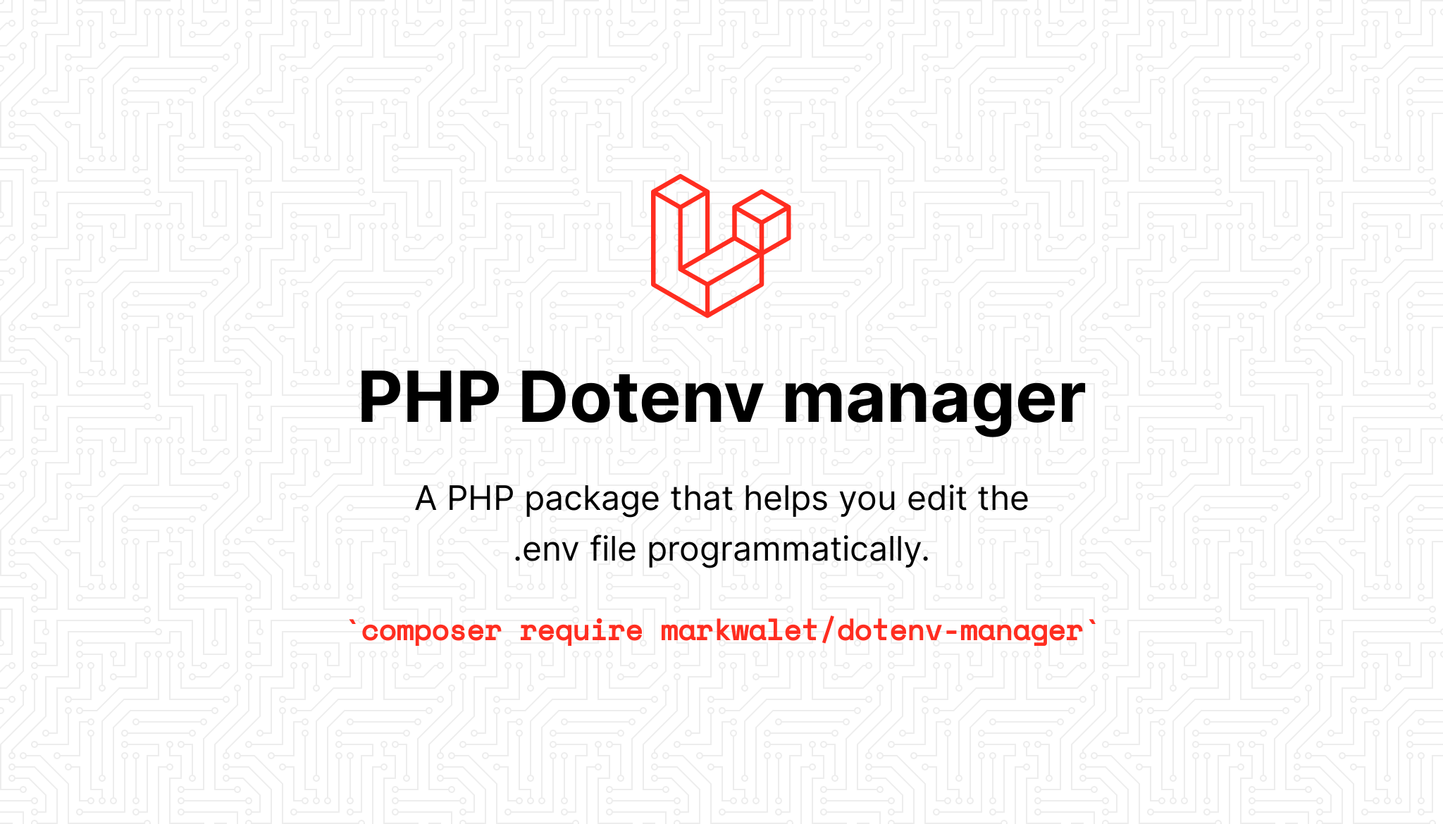PHP Dotenv manager