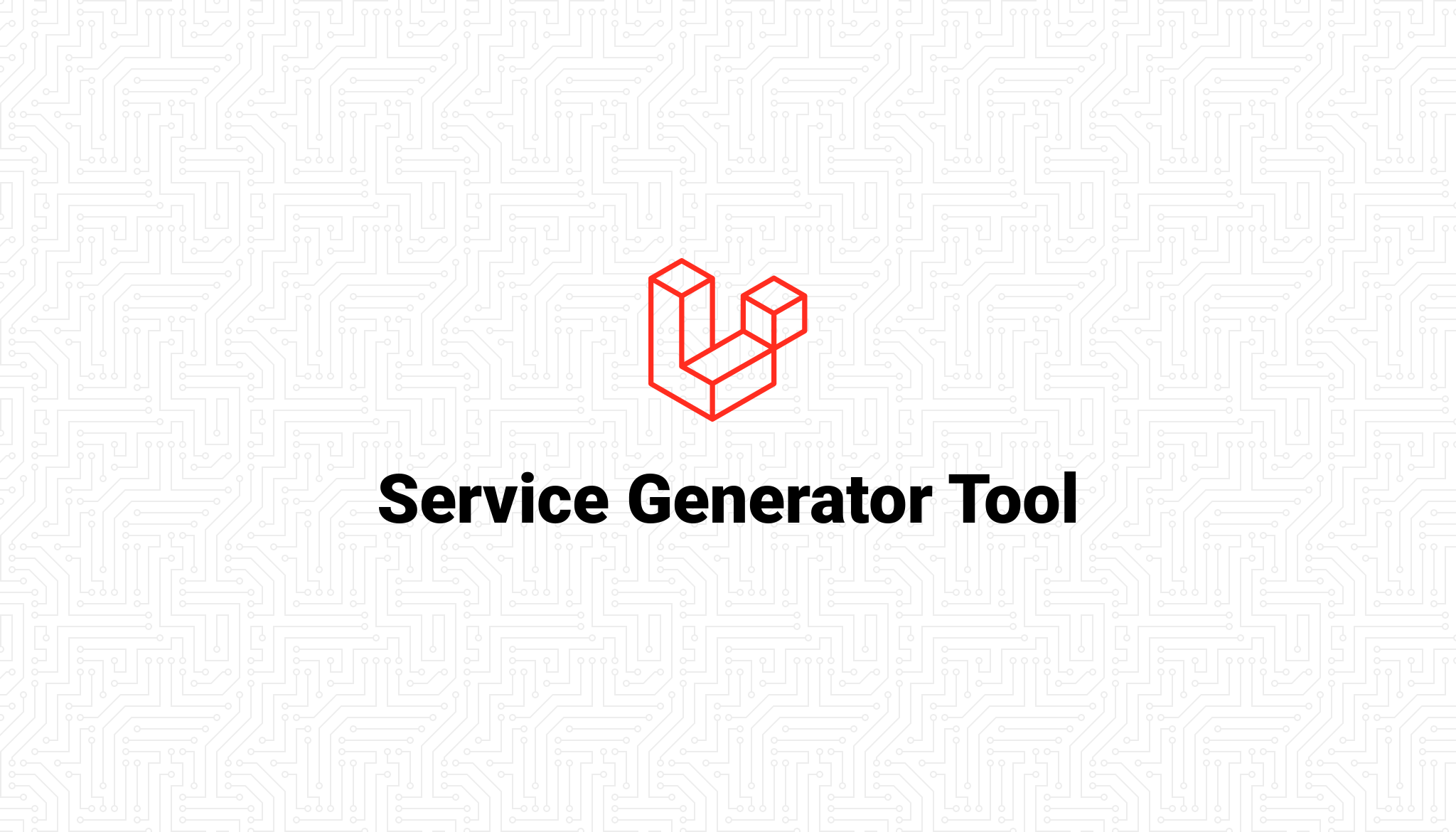Laravel Service Generator