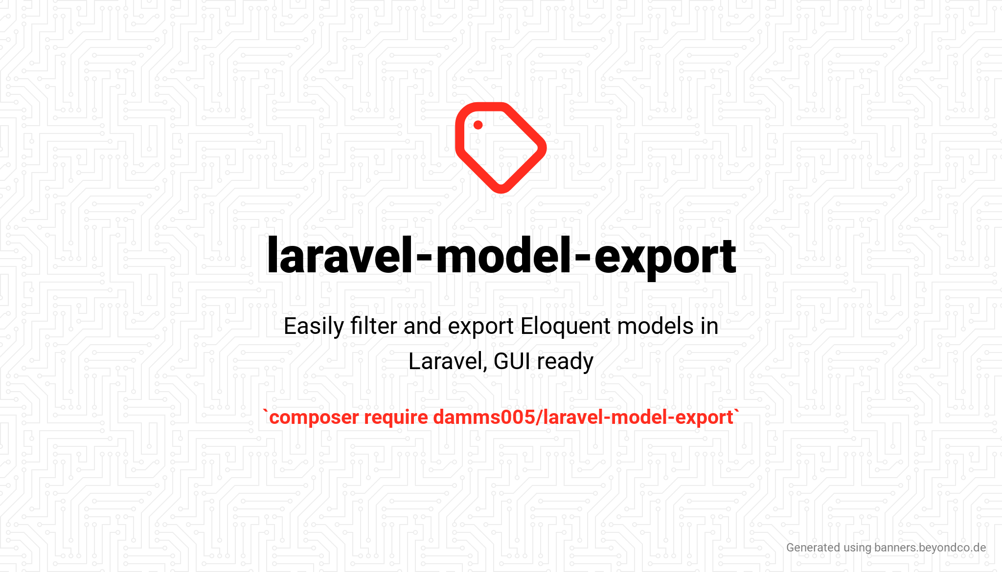 Art image for laravel-model-export