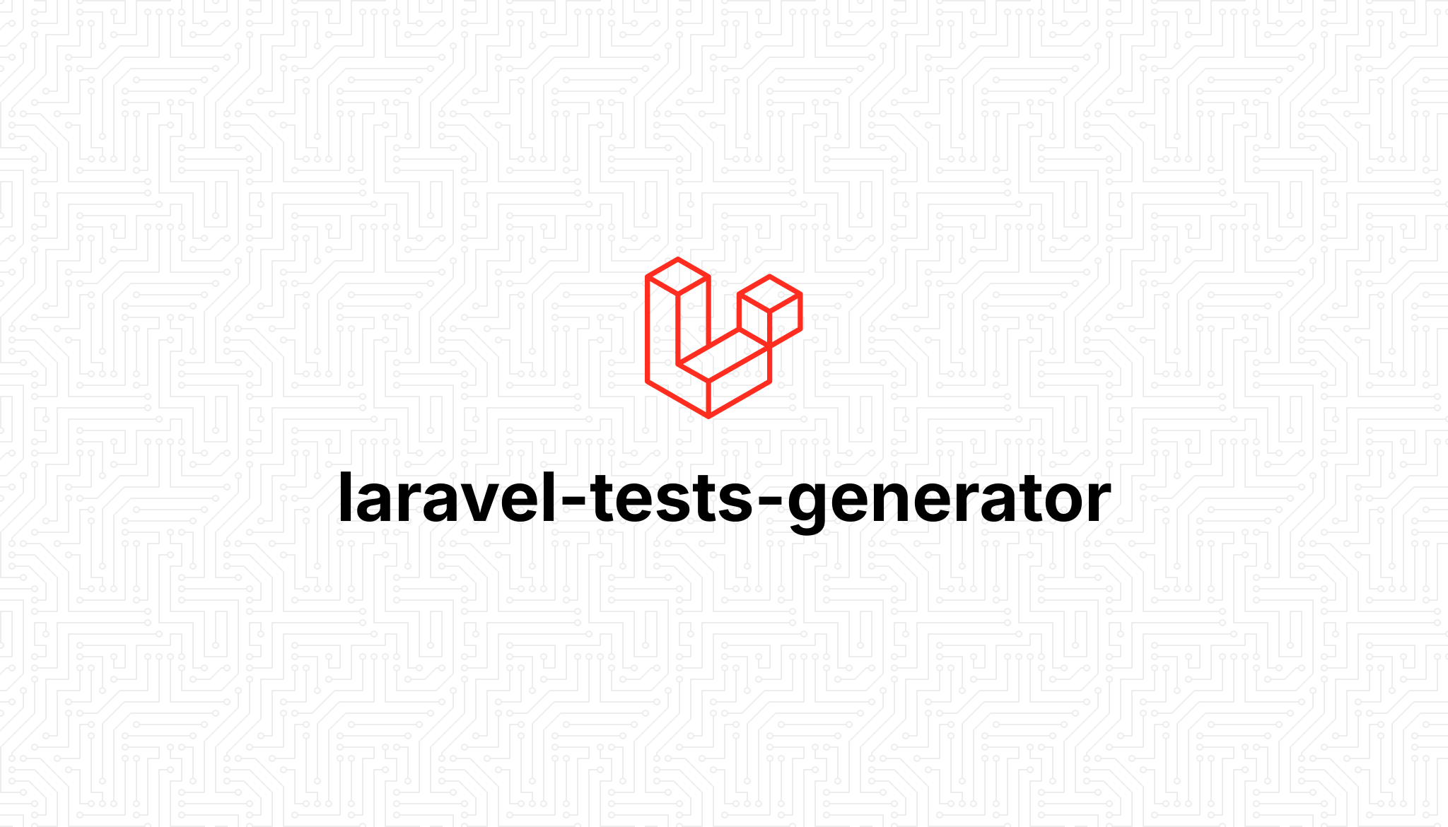 Social Card of Laravel Tests Generator